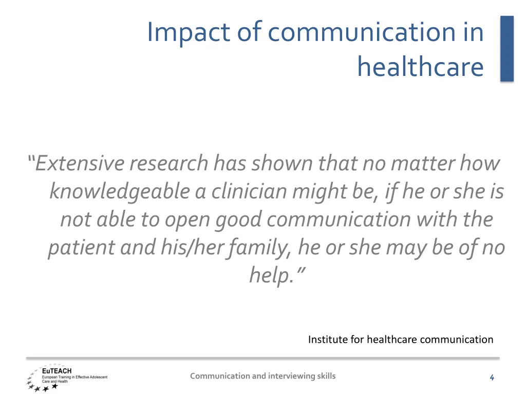 impact of communication in