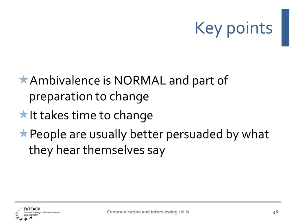 key points