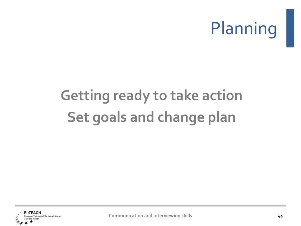 planning