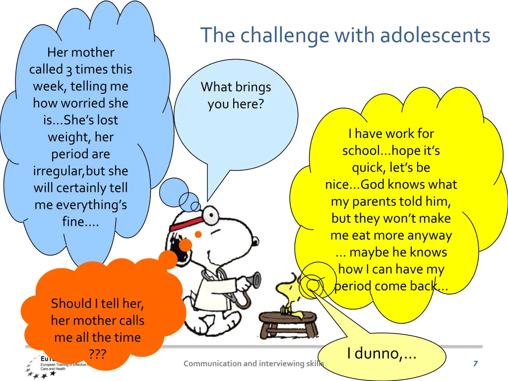 the challenge with adolescents