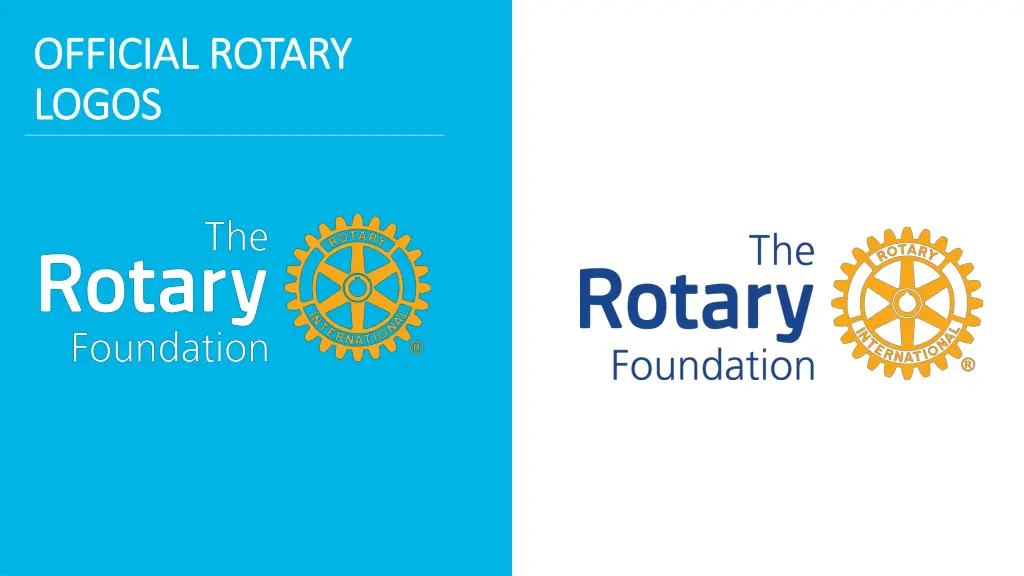 official rotary official rotary logos logos