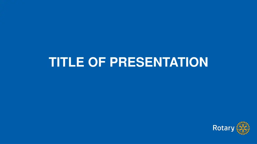 title of presentation 1