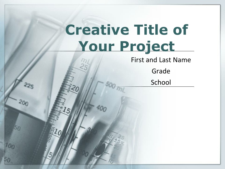 creative title of your project