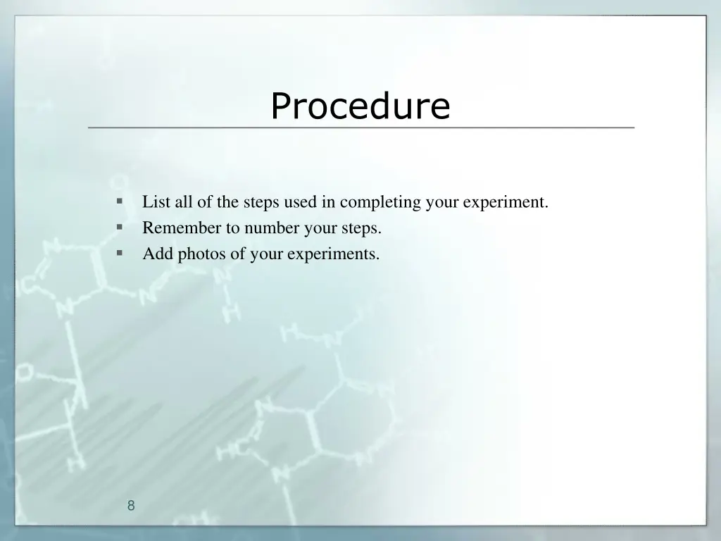 procedure