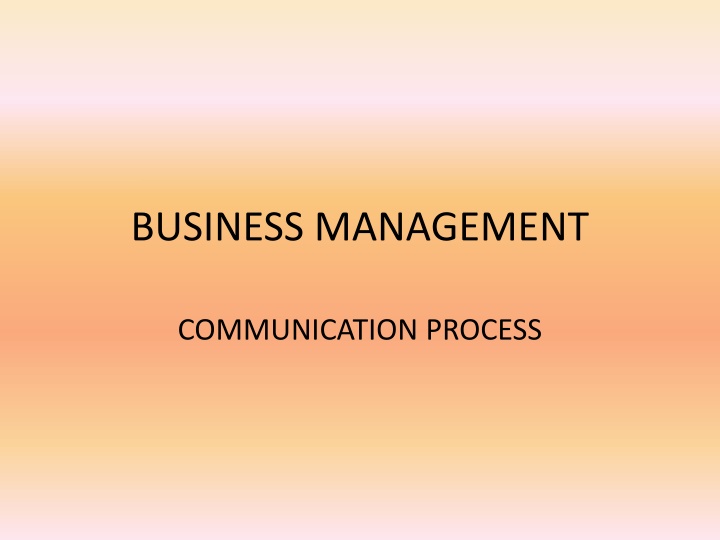 business management