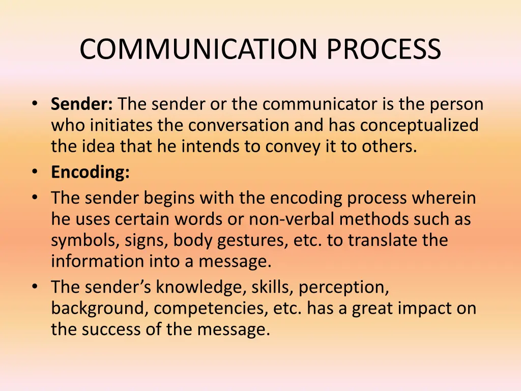 communication process 1