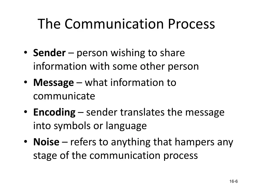 the communication process 2