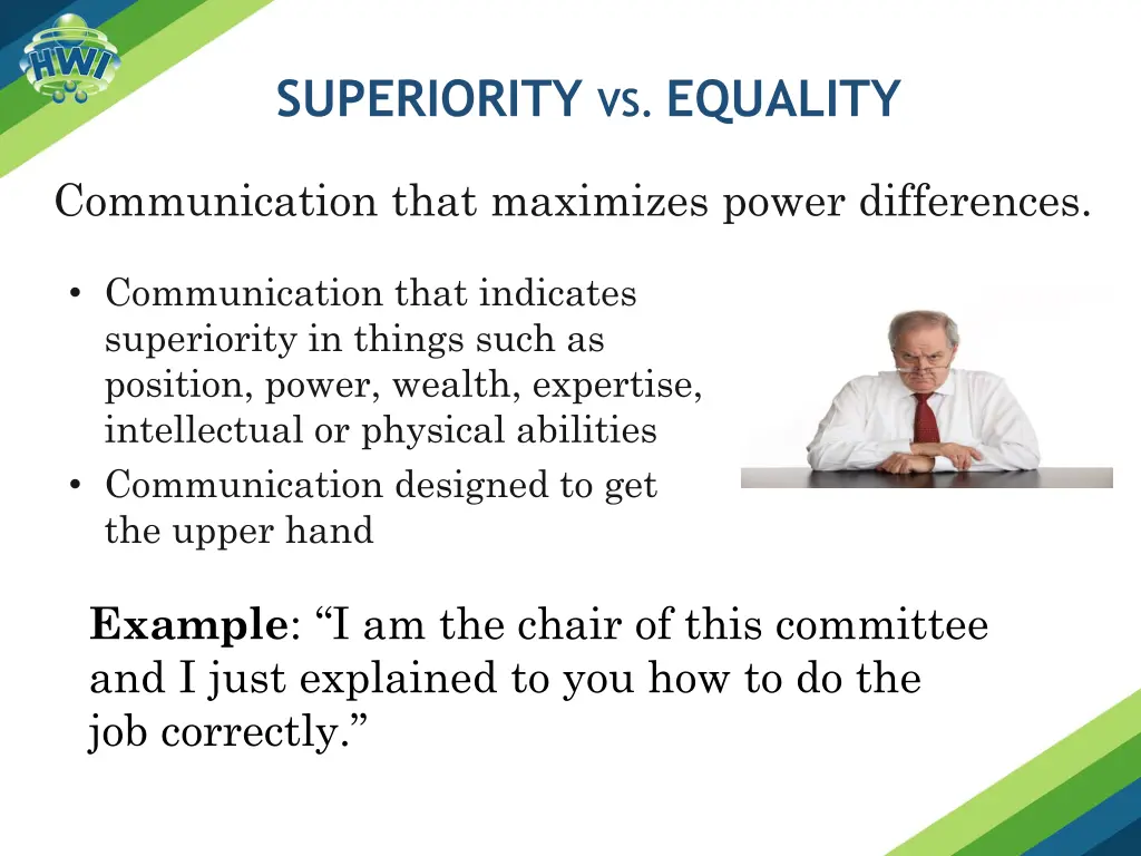 superiority vs equality
