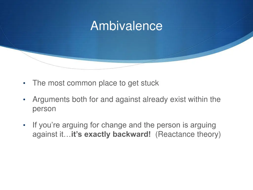 ambivalence 1