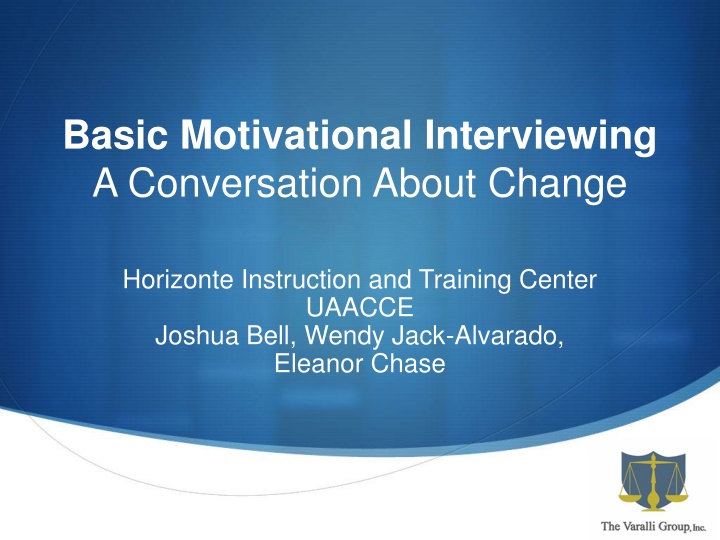basic motivational interviewing a conversation