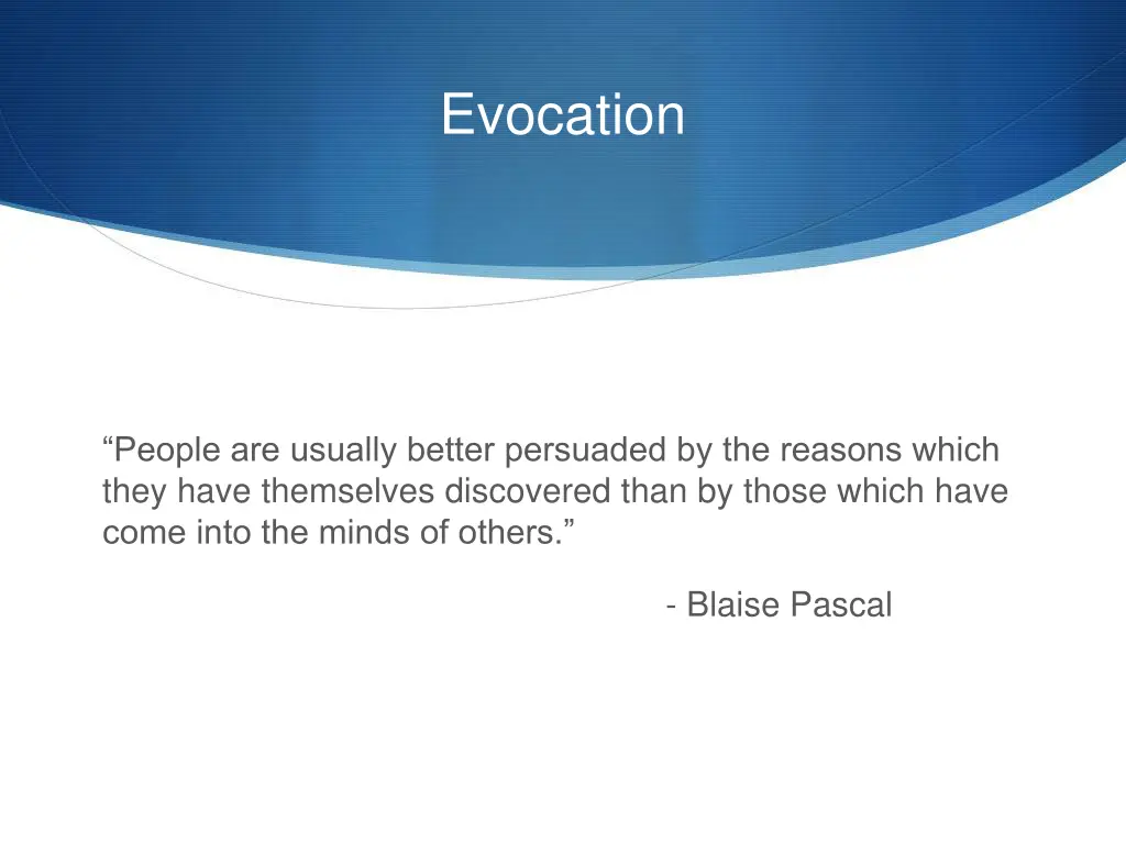 evocation