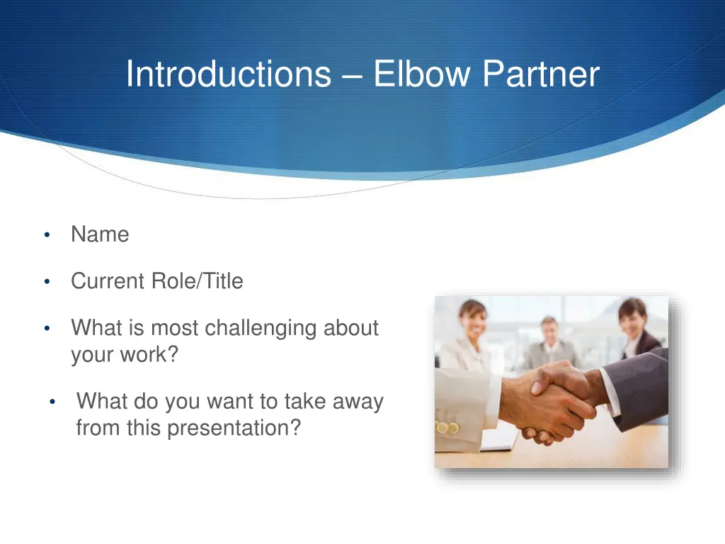 introductions elbow partner