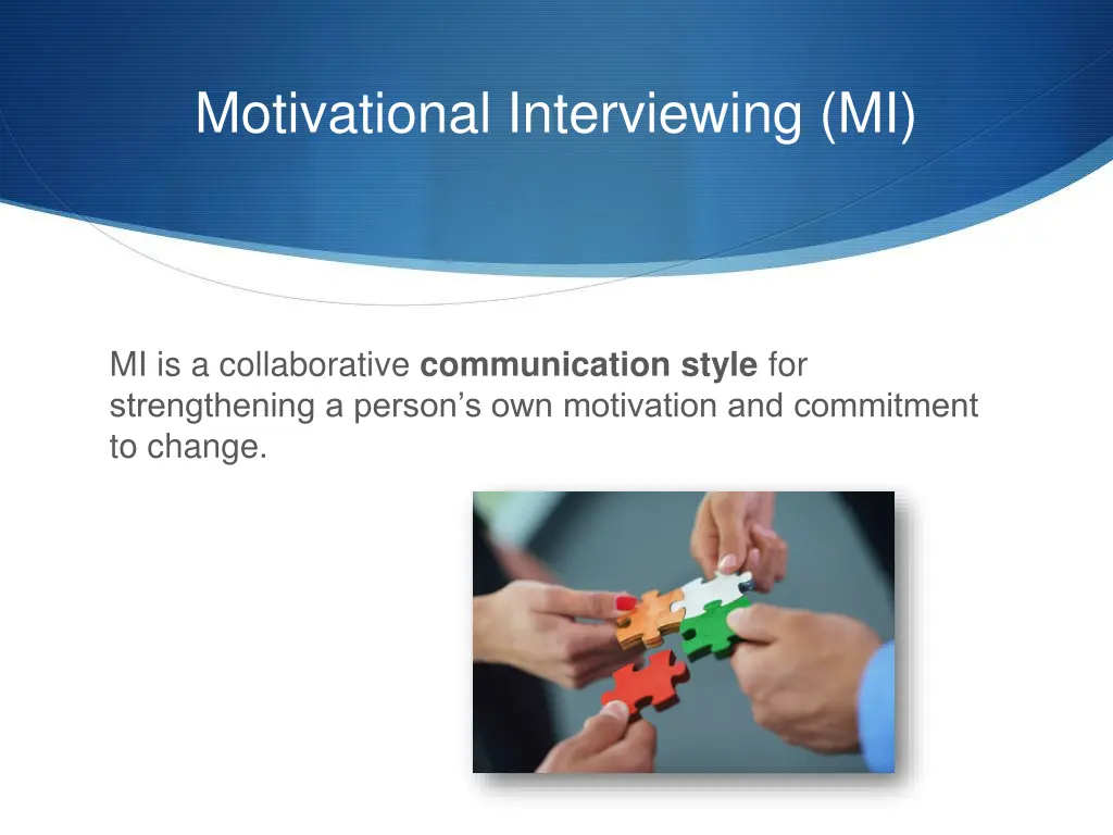 motivational interviewing mi