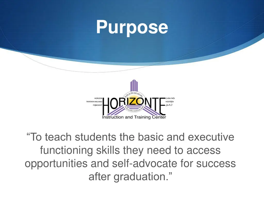purpose