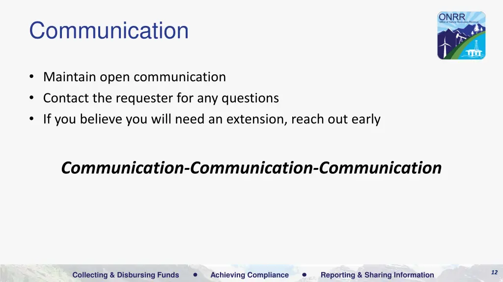 communication