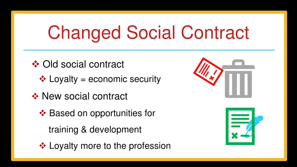 changed social contract