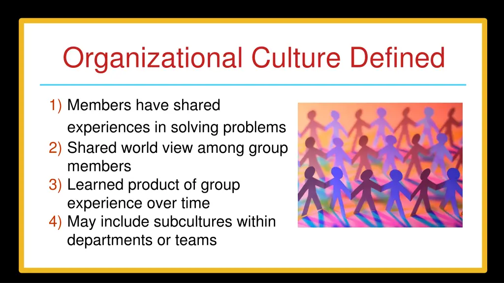 organizational culture defined
