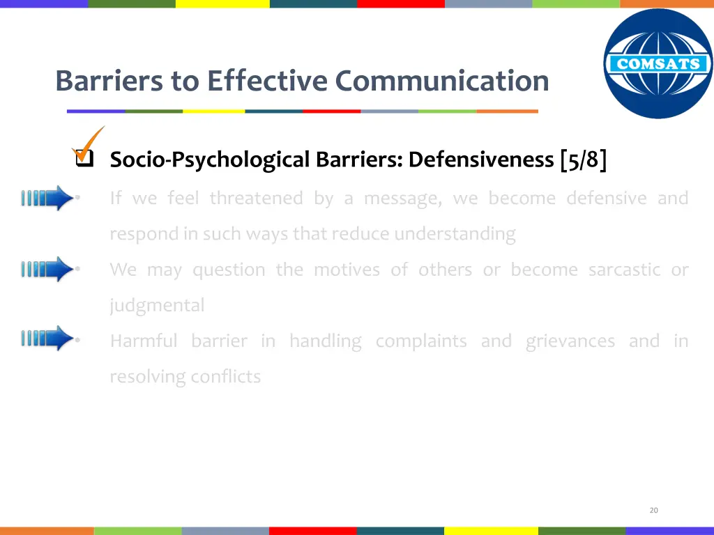 barriers to effective communication 12