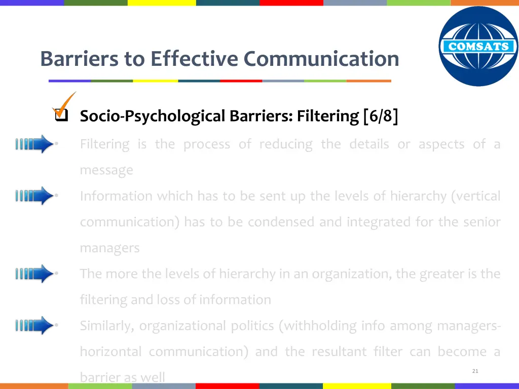 barriers to effective communication 13