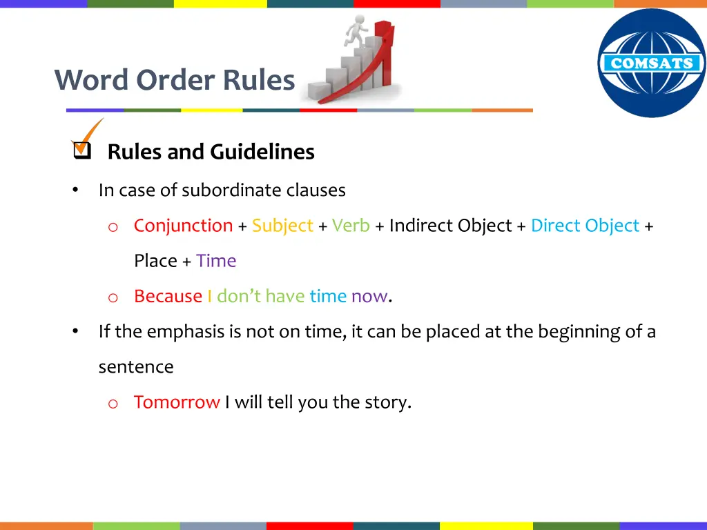 word order rules 1
