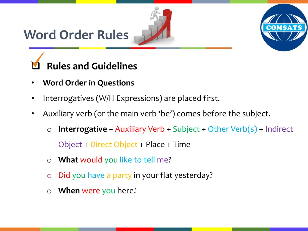 word order rules 4