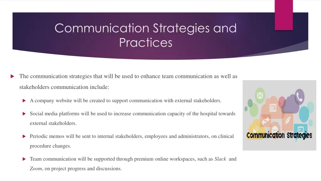 communication strategies and practices