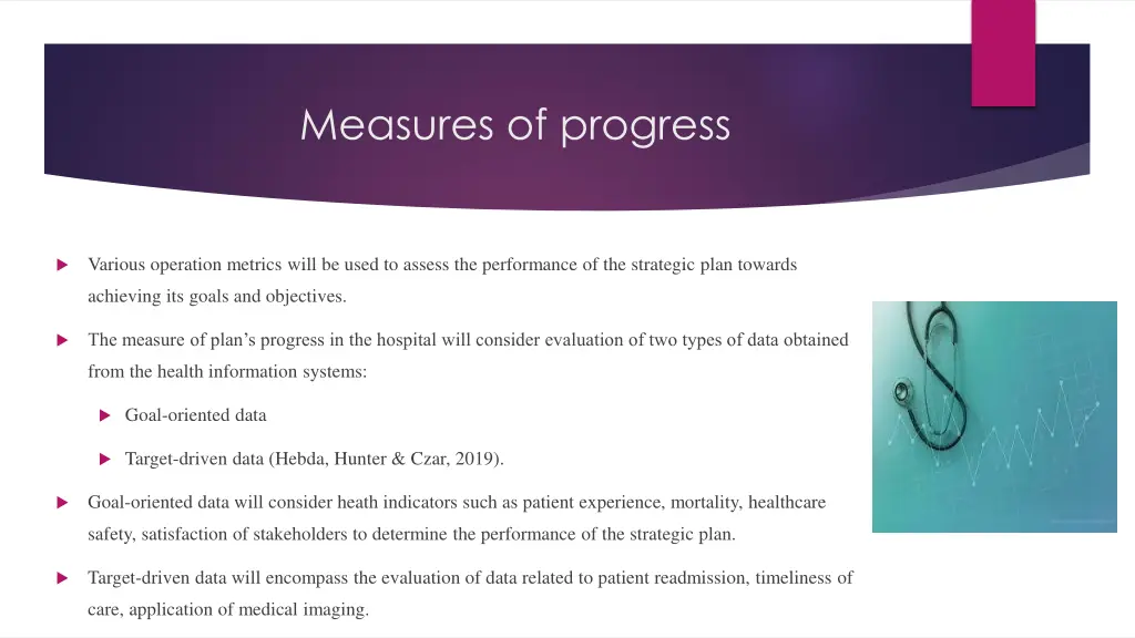measures of progress