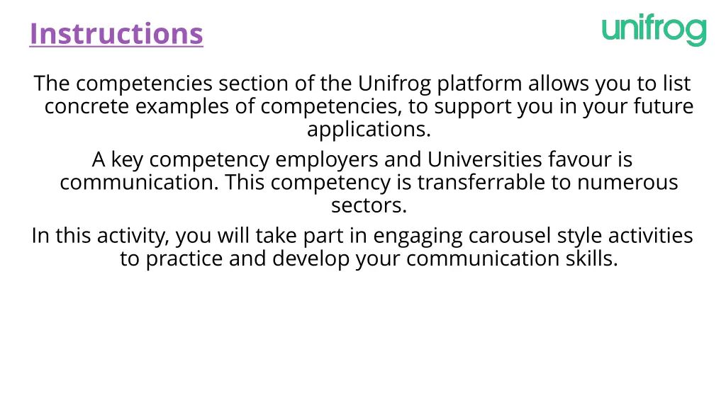 instructions 1