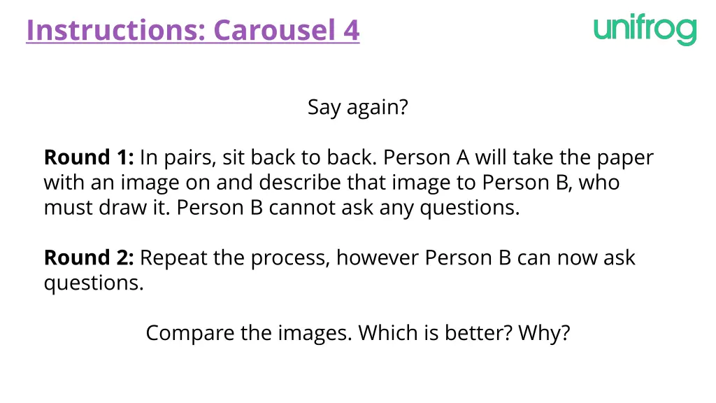 instructions carousel 4