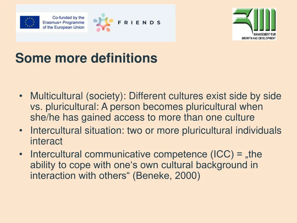 some more definitions
