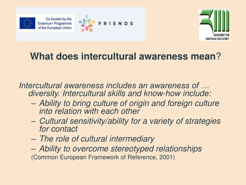 what does intercultural awareness mean