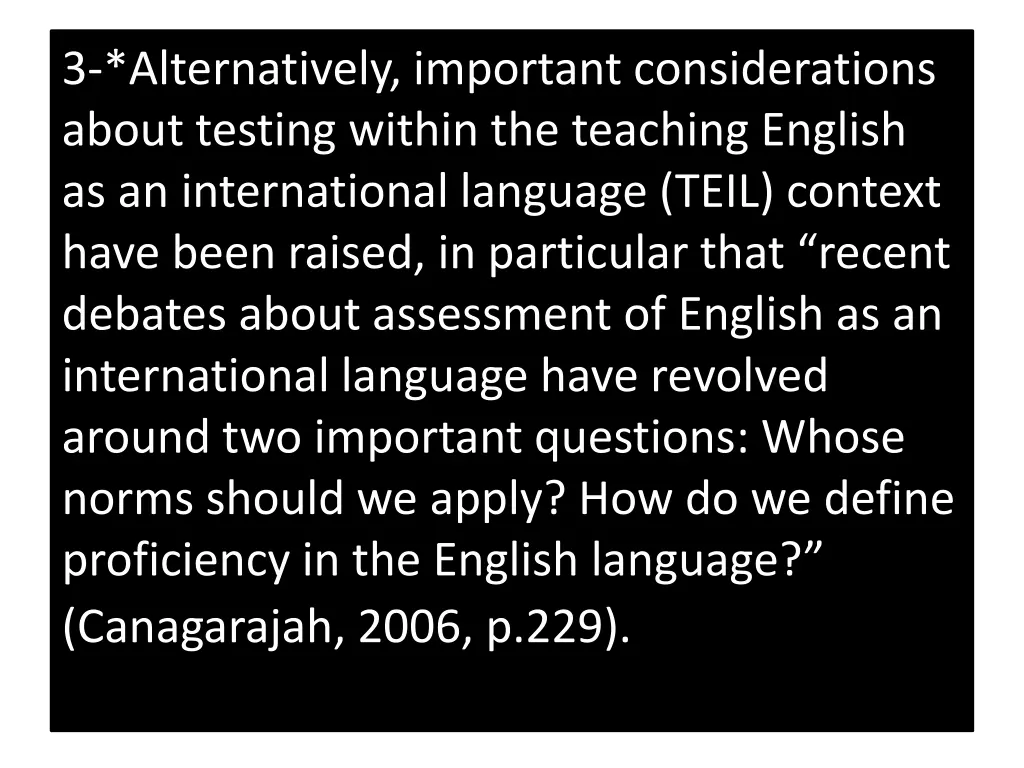 3 alternatively important considerations about