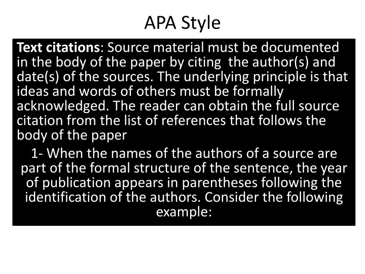 apa style