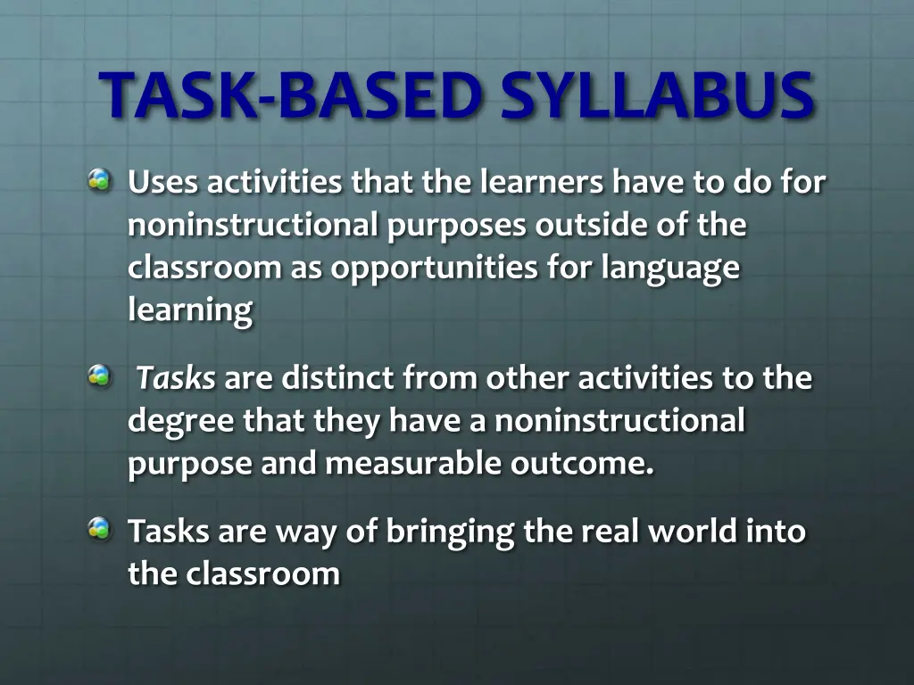 task based syllabus