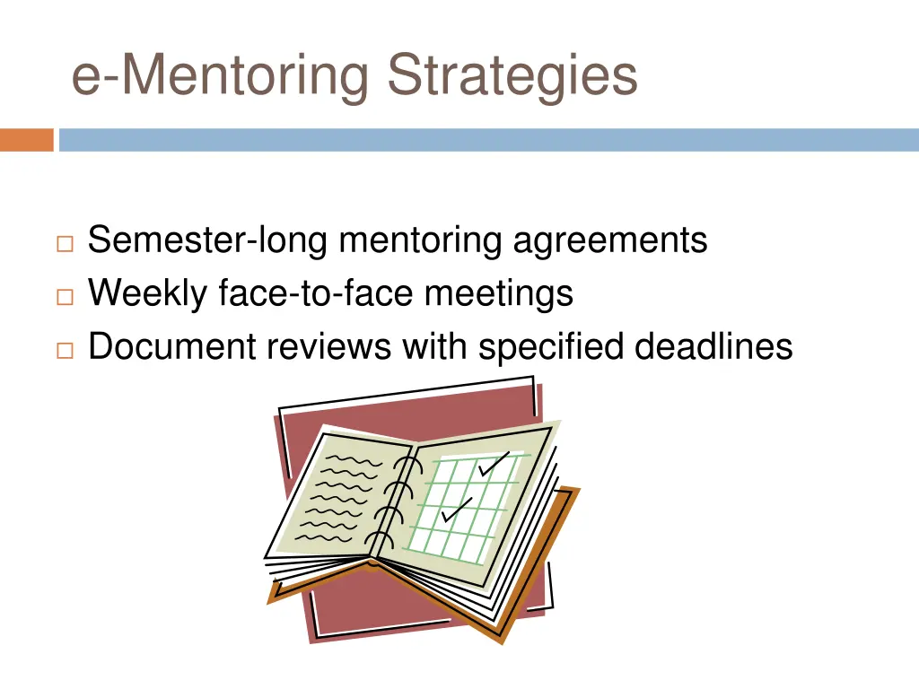 e mentoring strategies