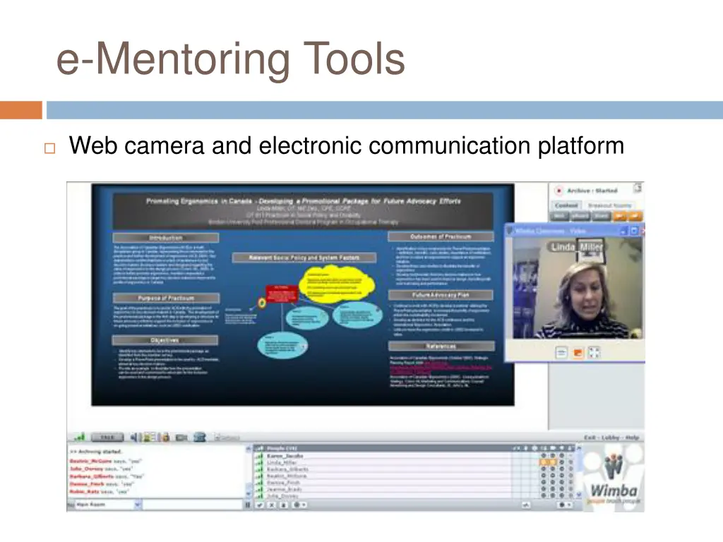 e mentoring tools