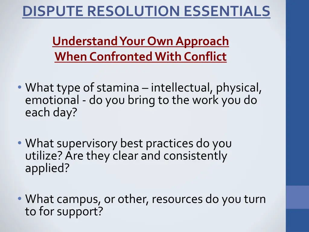 dispute resolution essentials 1