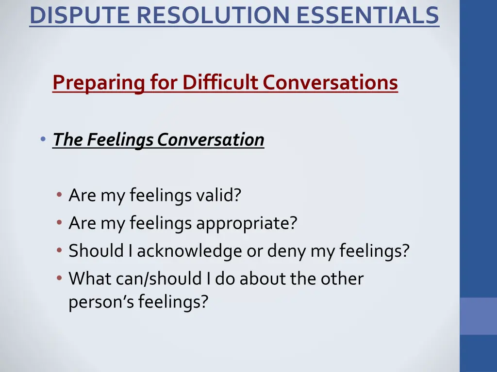 dispute resolution essentials 12