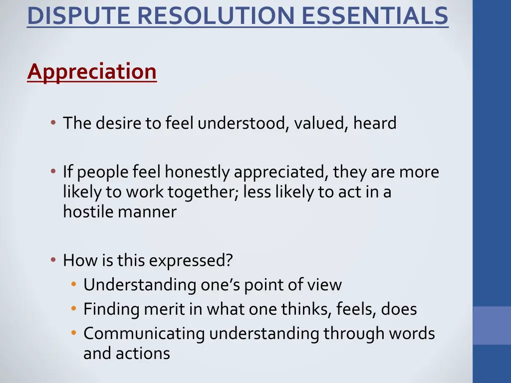 dispute resolution essentials 3