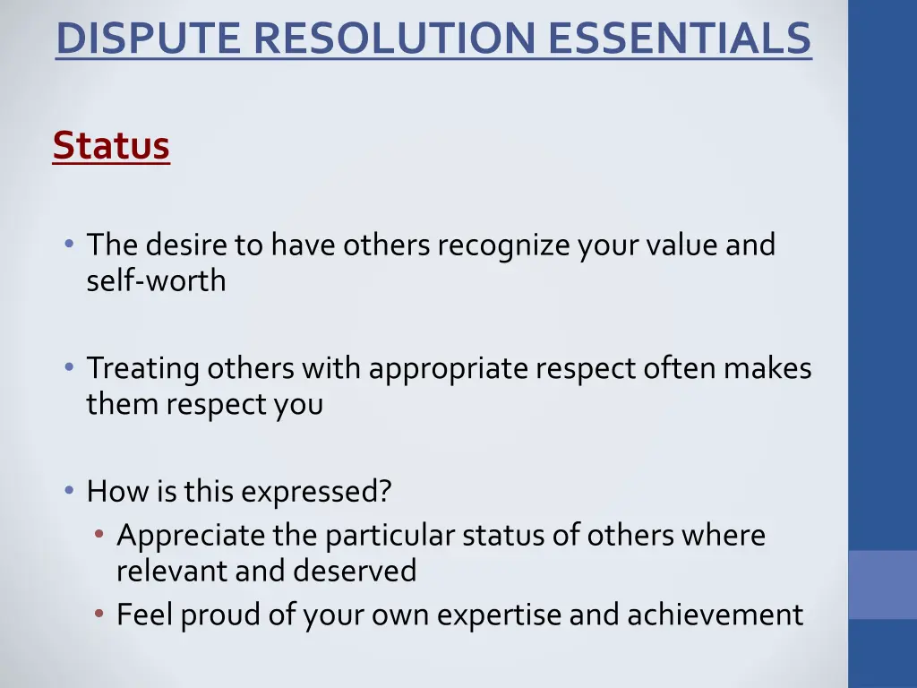 dispute resolution essentials 6