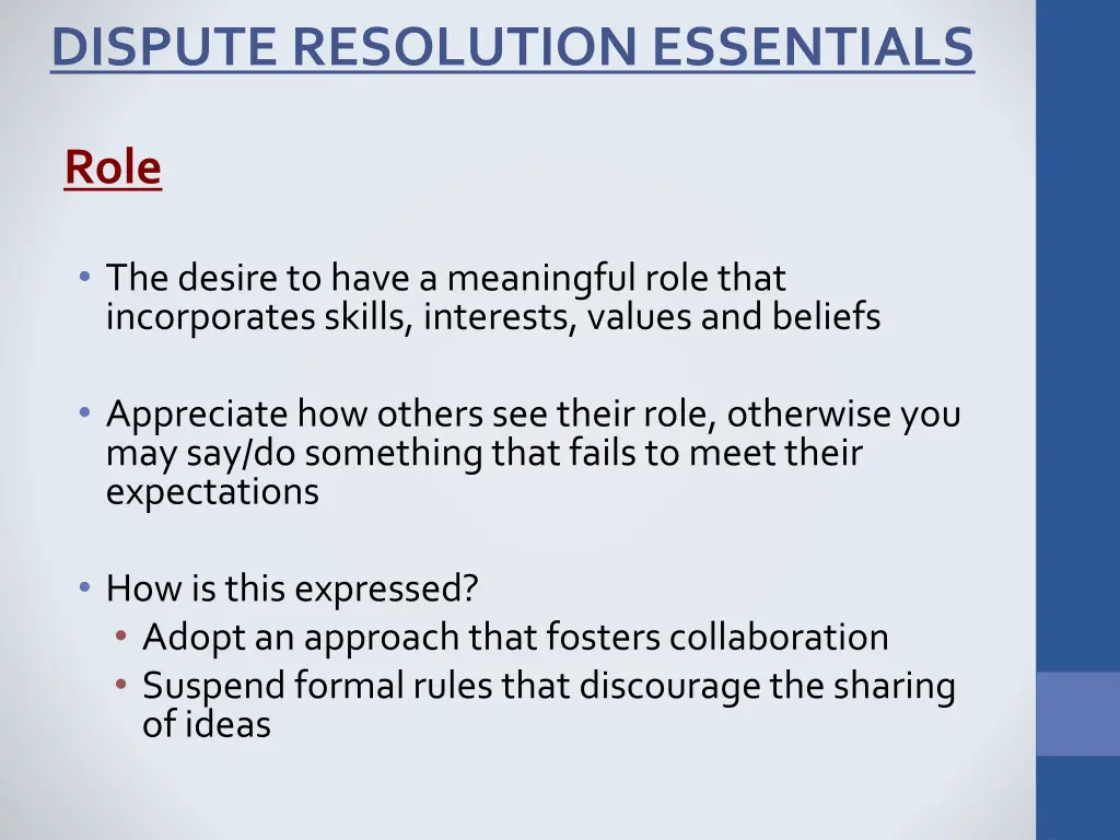 dispute resolution essentials 7