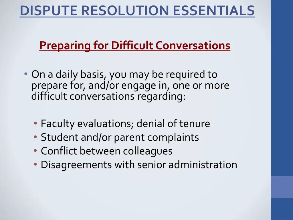 dispute resolution essentials 8