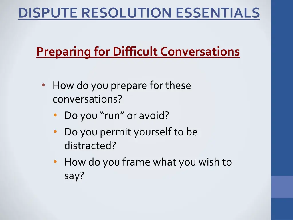 dispute resolution essentials 9