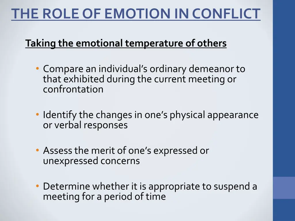 the role of emotion in conflict 3