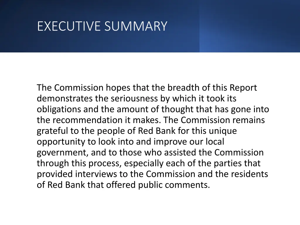executive summary 10