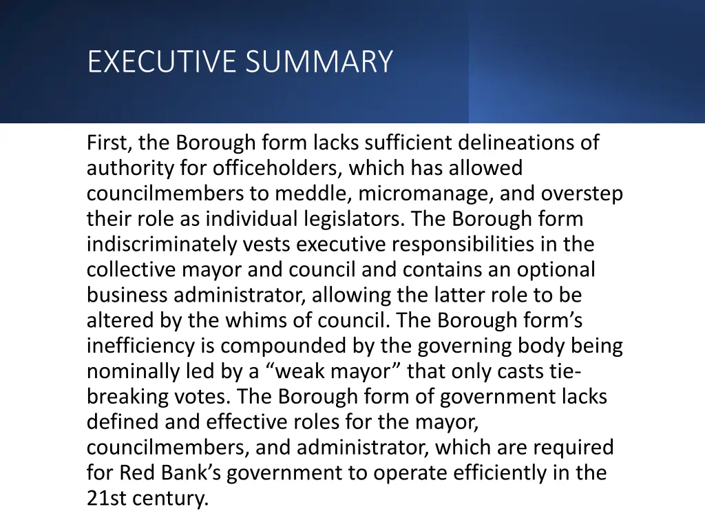 executive summary 4