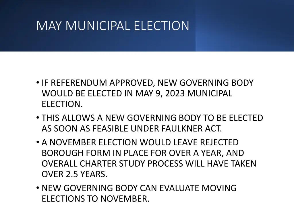 may municipal election