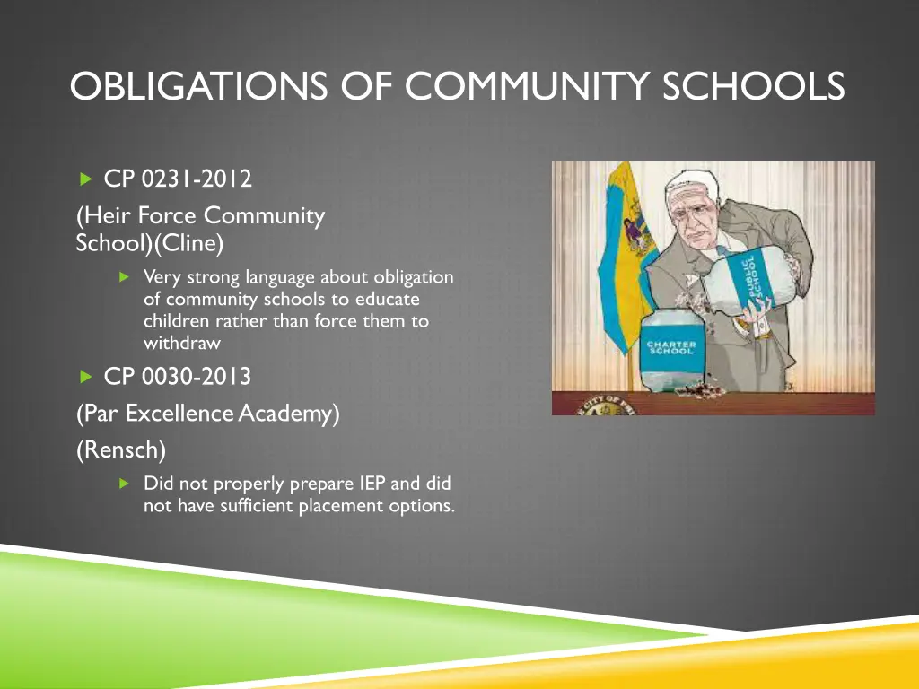 obligations of community schools