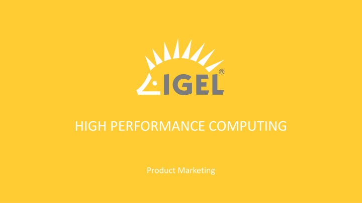 high performance computing