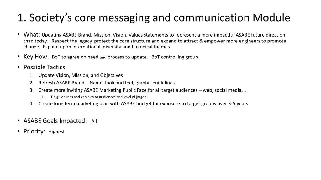 1 society s core messaging and communication